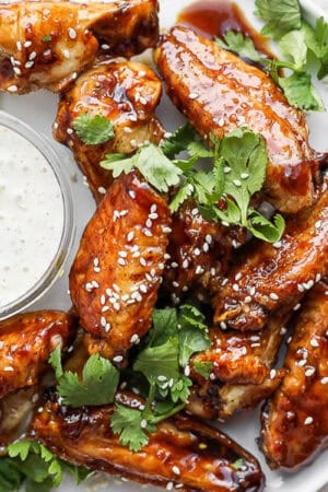 The best recipe for baked ginger sesame wings.
