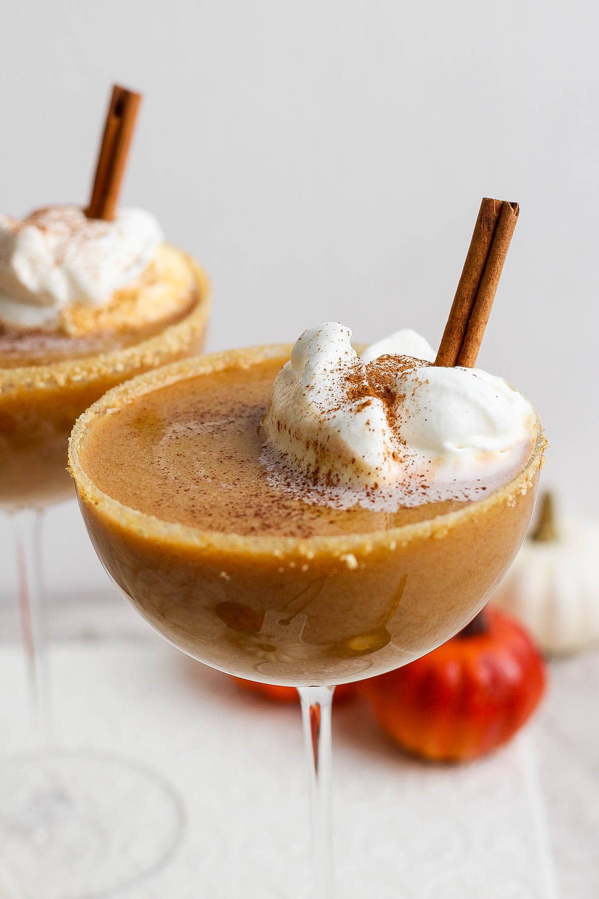 The best recipe for a pumpkin pie martini.
